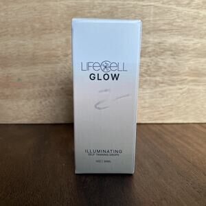 Lifecell Life Cell Glow Illuminating Self Tanning Drops 1 oz New Sealed